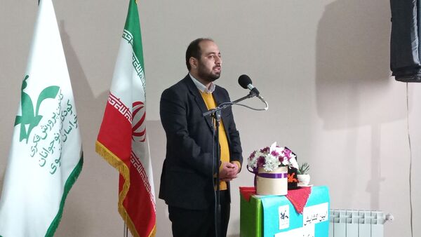 افتتاح کتابخانه سیار روستایی شماره۲ نیشابور باحضورپیشتازان سازمان دانش آموزی درمراسم