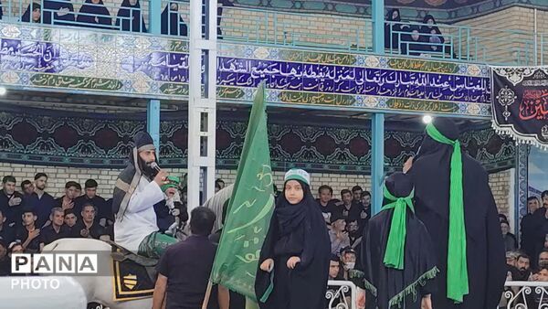 طنین نوای تعزیه خوانی در روستای پیکان اصفهان