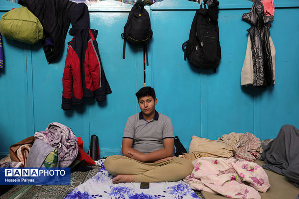 اعتکاف دانش‌آموزی در حسینیه ارشاد