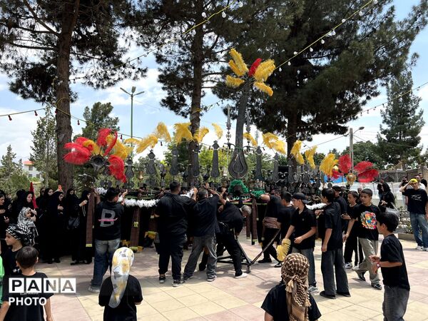 مراسم ظهر تاسوعا در شهرک ینگی امام  ساوجبلاغ