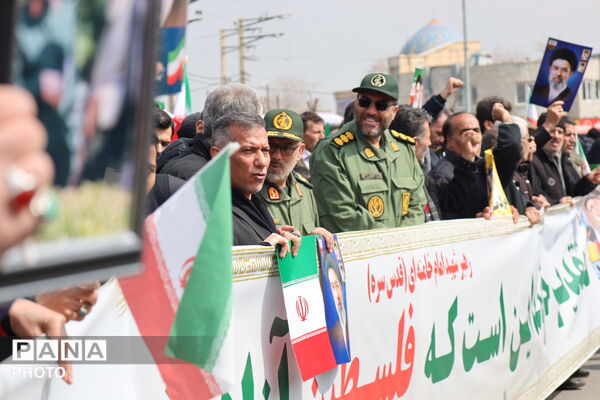 راهپیمایی روز جهانی قدس در آذربایجان غربی