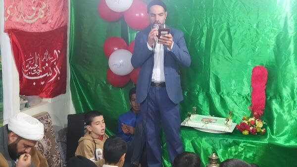 جشن میلاد طفل شش ماهه کربلا در هیئت علی‌اصغری فداف