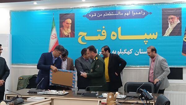 دیدار اصحاب رسانه کهگیلویه و بویراحمد با جانشین جدید سپاه فتح