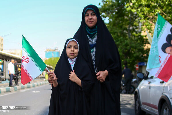 رزمایش «دختران جان فدای ایران»