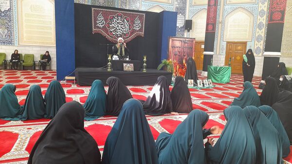 مراسم شهادت حضرت فاطمه در مسجد امام باقر(ع)