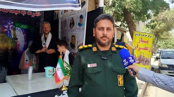 برپایی موکب دانش‌آموزی در روز اربعین حسینی در فاروج