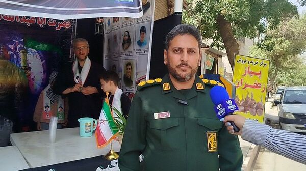 برپایی موکب دانش‌آموزی در روز اربعین حسینی در فاروج