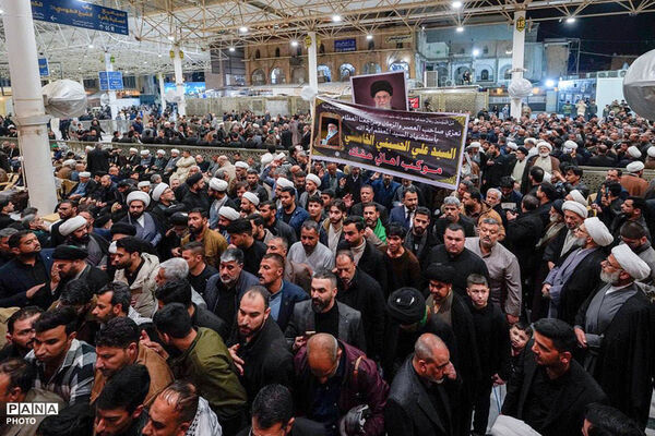 مراسم یزرگداشت شهادت رهبر انقلاب در نجف و کربلا
