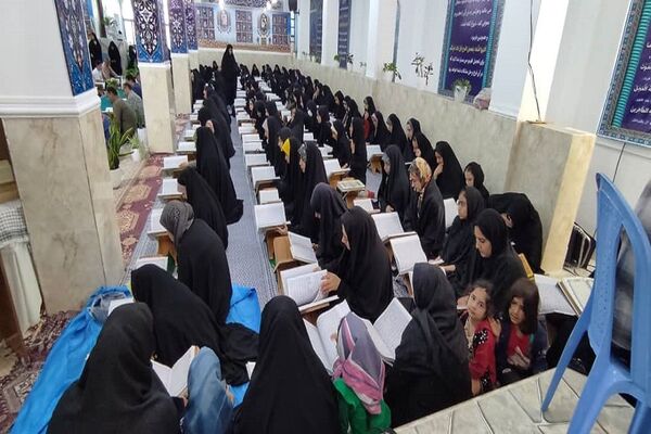 ترتیل خوانی قرآن کریم در شبانکاره