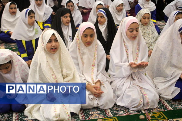 زنگ نماز در دبستان امید انقلاب ( شاهد ) بوشهر