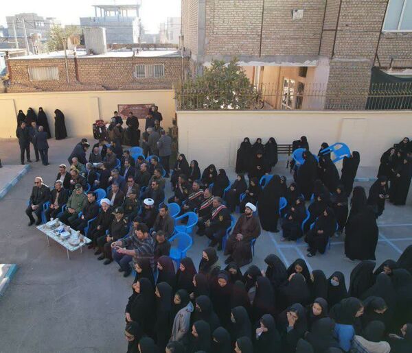 تشییع  پیکر مطهر شهید خوشنام در شهرستان خلیل آباد 
