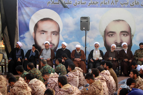 عزاداری سالروز شهادت امام جعفر صادق(ع) در تیپ 83 روحانیون رزمی تبلیغی