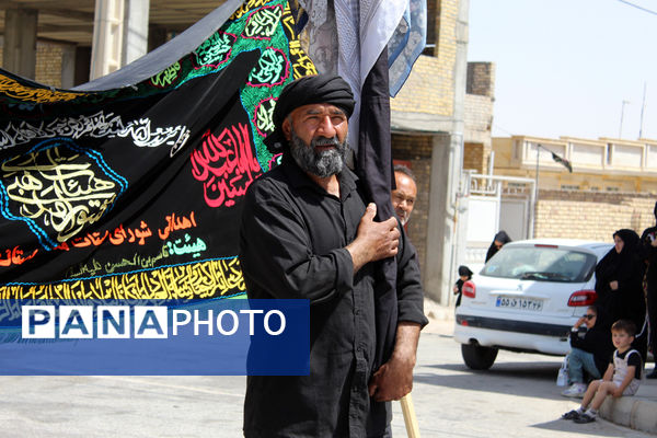 عزاداری تاسوعای حسینی در شهر درق 