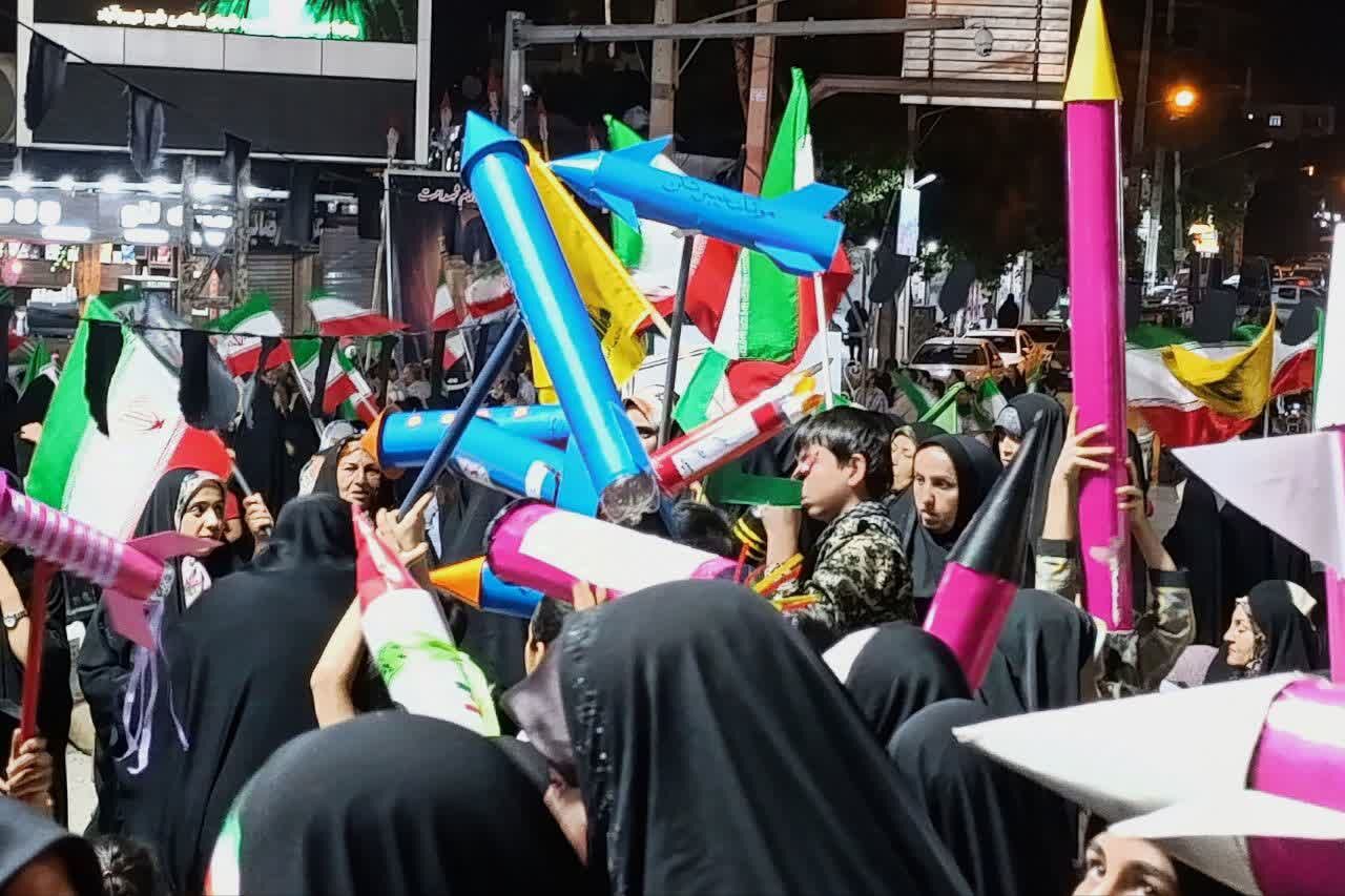 موشک‌های مقاومت در دستان کودکان فیروزآباد