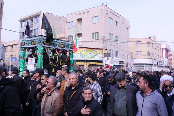 مراسم تشییع پیکر مطهر شهید والامقام شاهین دهقانی