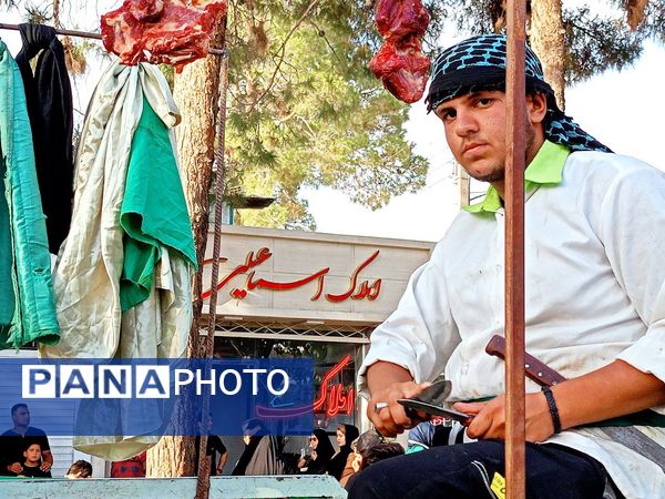 حرکت نمادین کاروان بندی اسد روستای فدافن و آیین نخل گردانی در کاشمر 