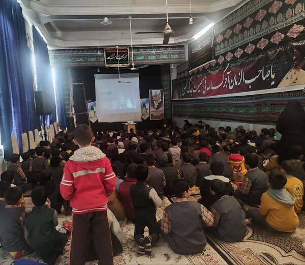 مراسم اعیاد شعبانیه در دبستان شهید پسندیده فدافن