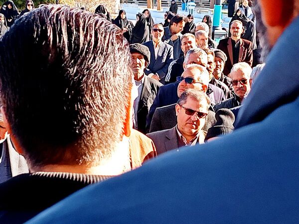 مراسم تشیع جانباز شهید مهدی نصری