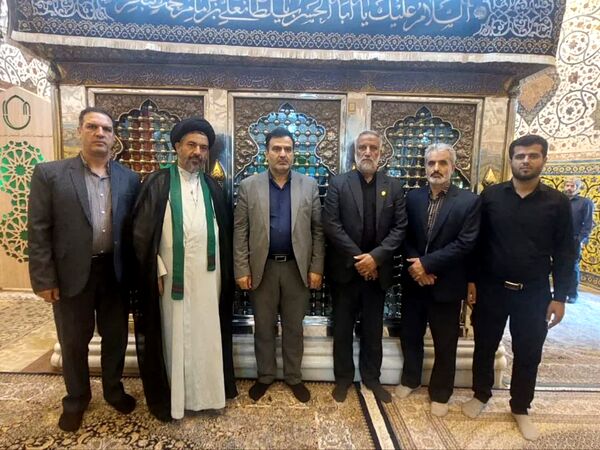 مراسم غبار روبی و زیارت ضریح مطهر سلطانعلی ابن امام محمد باقر (ع) در کربلای ایران 