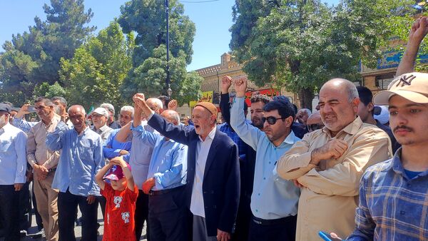 دومین راهپیمایی جمعه خشم در نیشابور 