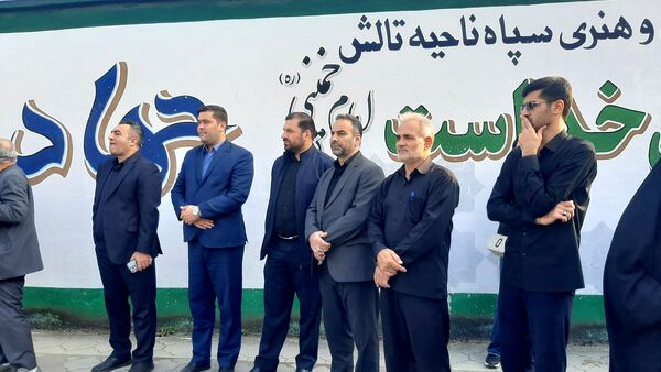 اجتماع فاطمیون و تشییع پیکر 2 شهید گمنام در تالش