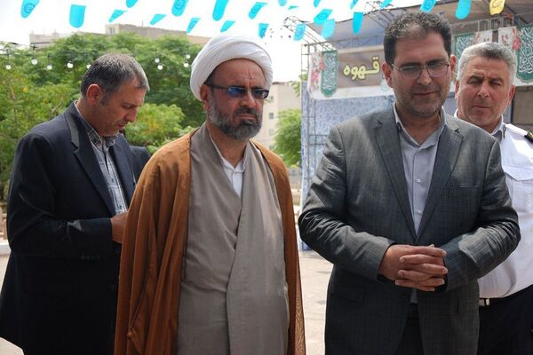 افتتاح نمایشگاه دهه ولایت در بوستان زیتون شهر قیامدشت