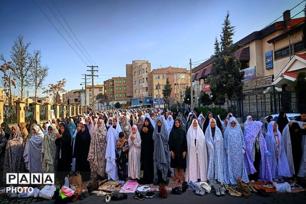 شکوه حضور ملاردی ها در نماز جماعت عید سعید فطر