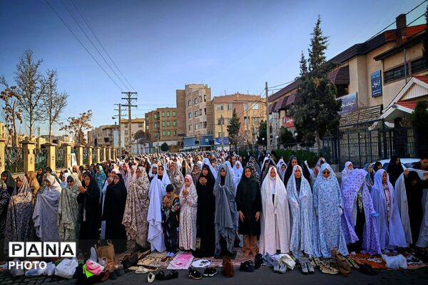 شکوه حضور ملاردی ها در نماز جماعت عید سعید فطر