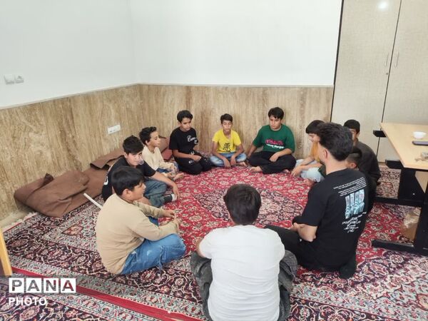برپایی موکب هیأت میثم تمار مدرسه شهید چمران ابرکوه  در ایام محرم
