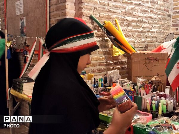  قاب پانا میزبان غرفه کودک در حسینیه امام خمینی 