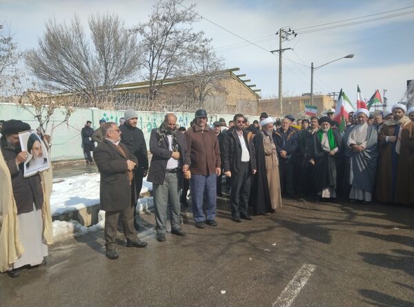 حماسه‌آفرینی دیگر از مردم منطقه رضویه در راهپیمایی 22بهمن