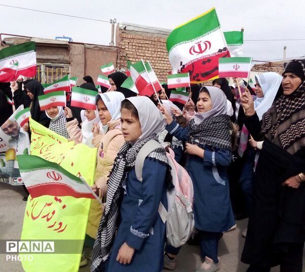 اتحاد مقدس مردم ولایت مدار میان‌جلگه در راهپیمایی روز قدس