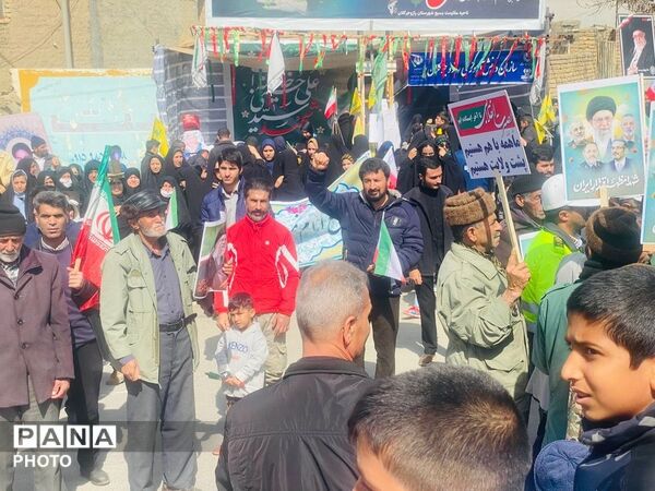 حضور پرشور مردم شهرستان راز و جرگلان در راهپیمایی روز قدس