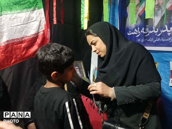 حماسه حضور دانش‌آموزان و فرهنگیان کردکوی در شب اربعین قائد امت