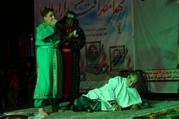 شب چهارم  تعزیه‌خوانی مدرسه الغدیر قیامدشت
