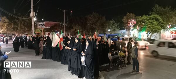 تجمعات شبانه مردمی در بلوار توس مشهد