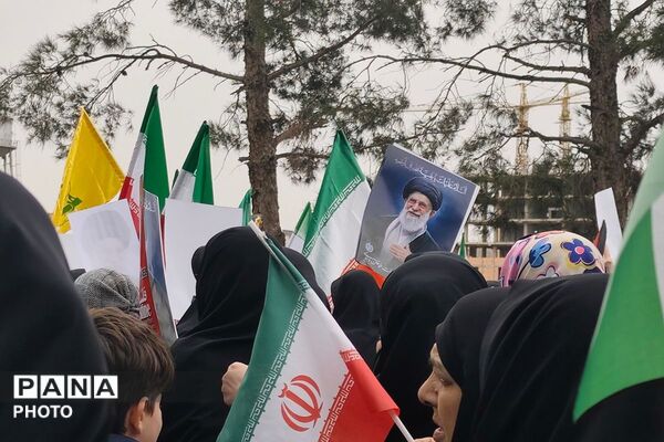 راهپیمایی روز قدس در شهرک واوان اسلامشهر 