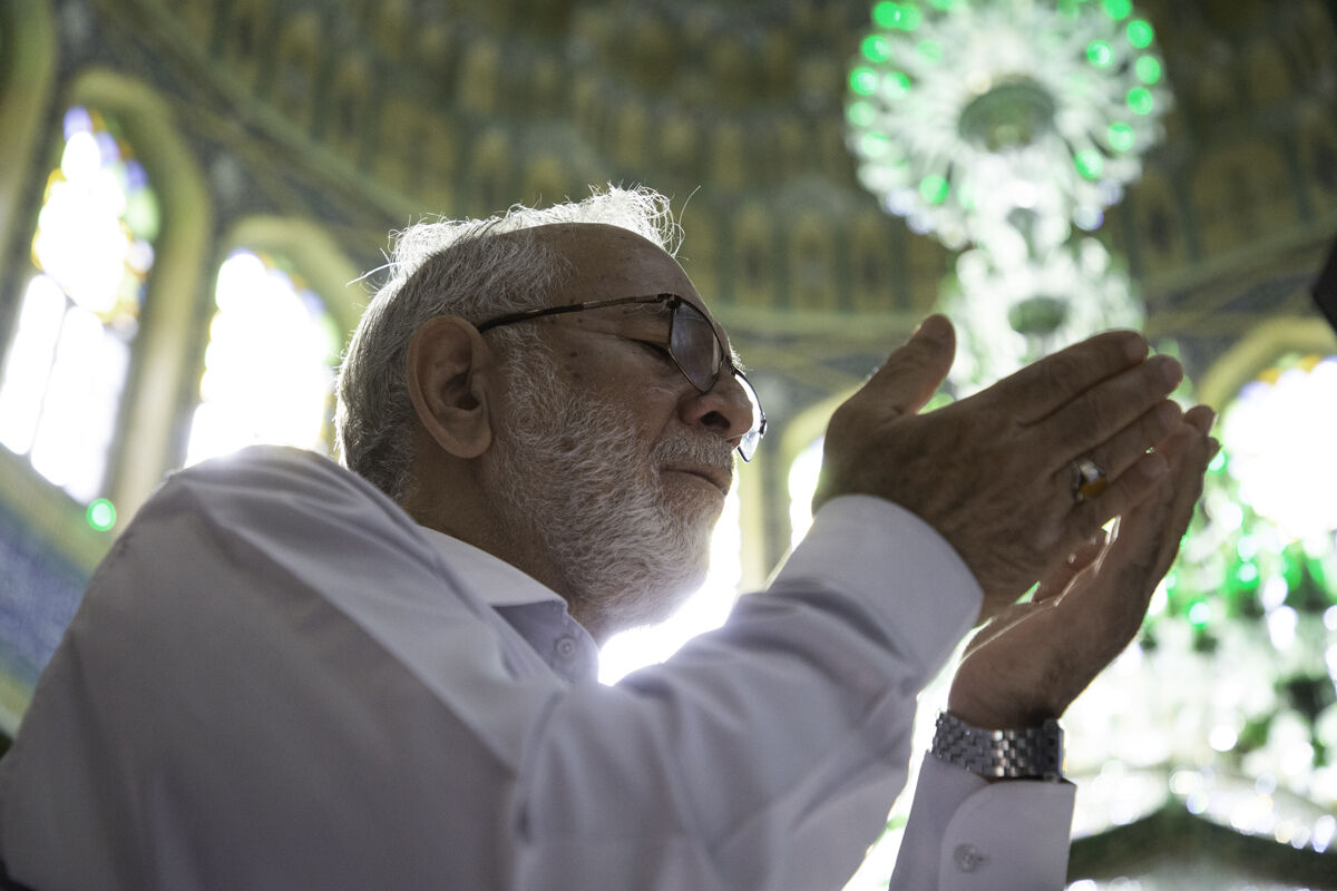 نماز عید سعید قربان در مسجد جمکران