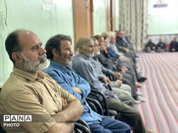 مراسم عزاداری شب دوم محرم در روستای فرشه