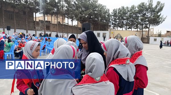 افتتاحیه آموزشگاه ۱۲ کلاسه‌ یاسمن خاکباز ۲ شهرستان نیشابور