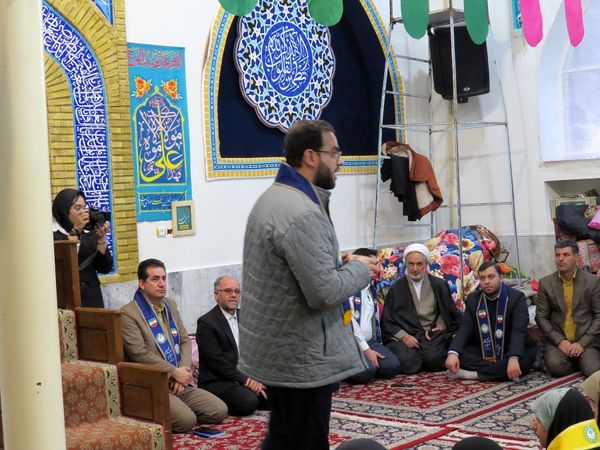 بازدید قائم‌مقام سازمان دانش‌آموزی از اعتکاف دانش‌آموزان پیشتاز اسفراین