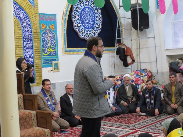 بازدید قائم‌مقام سازمان دانش‌آموزی از اعتکاف دانش‌آموزان پیشتاز اسفراین
