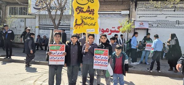 راهپیمایی روز قدس در شهرستان رشتخوار