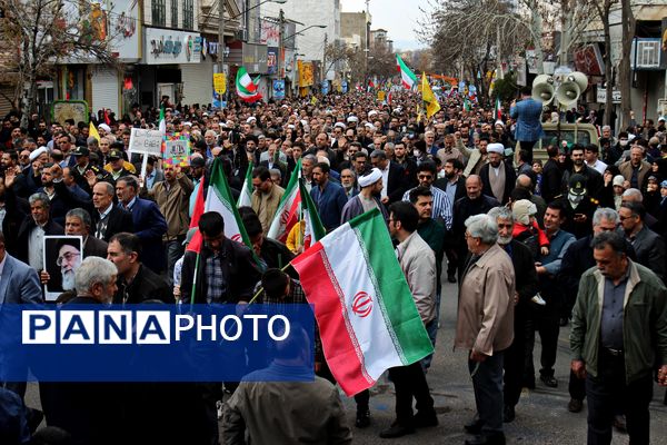 راهپیمایی روز قدس در زنجان 
