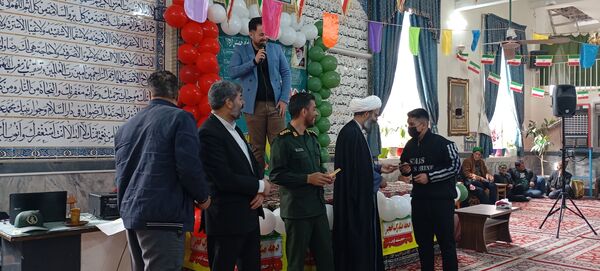 جشن انقلاب به مناسبت راهپیمایی یوم‌الله ۲۲ بهمن در مسجد جامع شهر بار