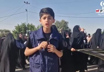 وداع با شکوه با رهبر شهید
