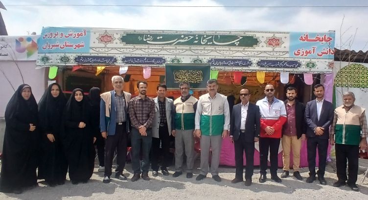 افتتاح چایخانه دانش‌آموزی به‌مناسبت دهه کرامت
