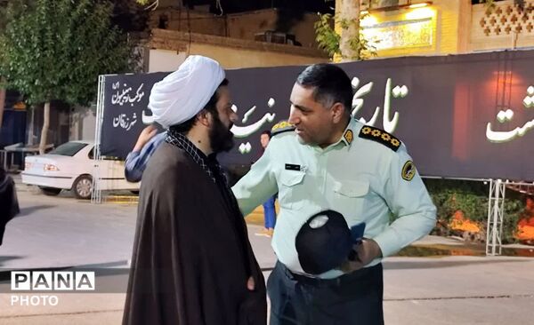 تجدید میثاق عزاداران زرقانی در شب عاشورای حسینی