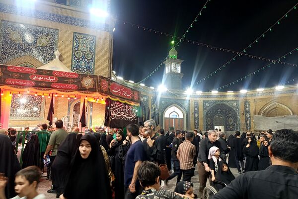 حرم حضرت معصومه، در ماتم غم هشتمین اختر تابناک امامت