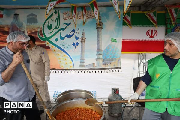 حضور پرشور مواکب طرح شهید آرمان منطقه ۶ در جشن بزرگ «امام رضایی‌ها»در تهران